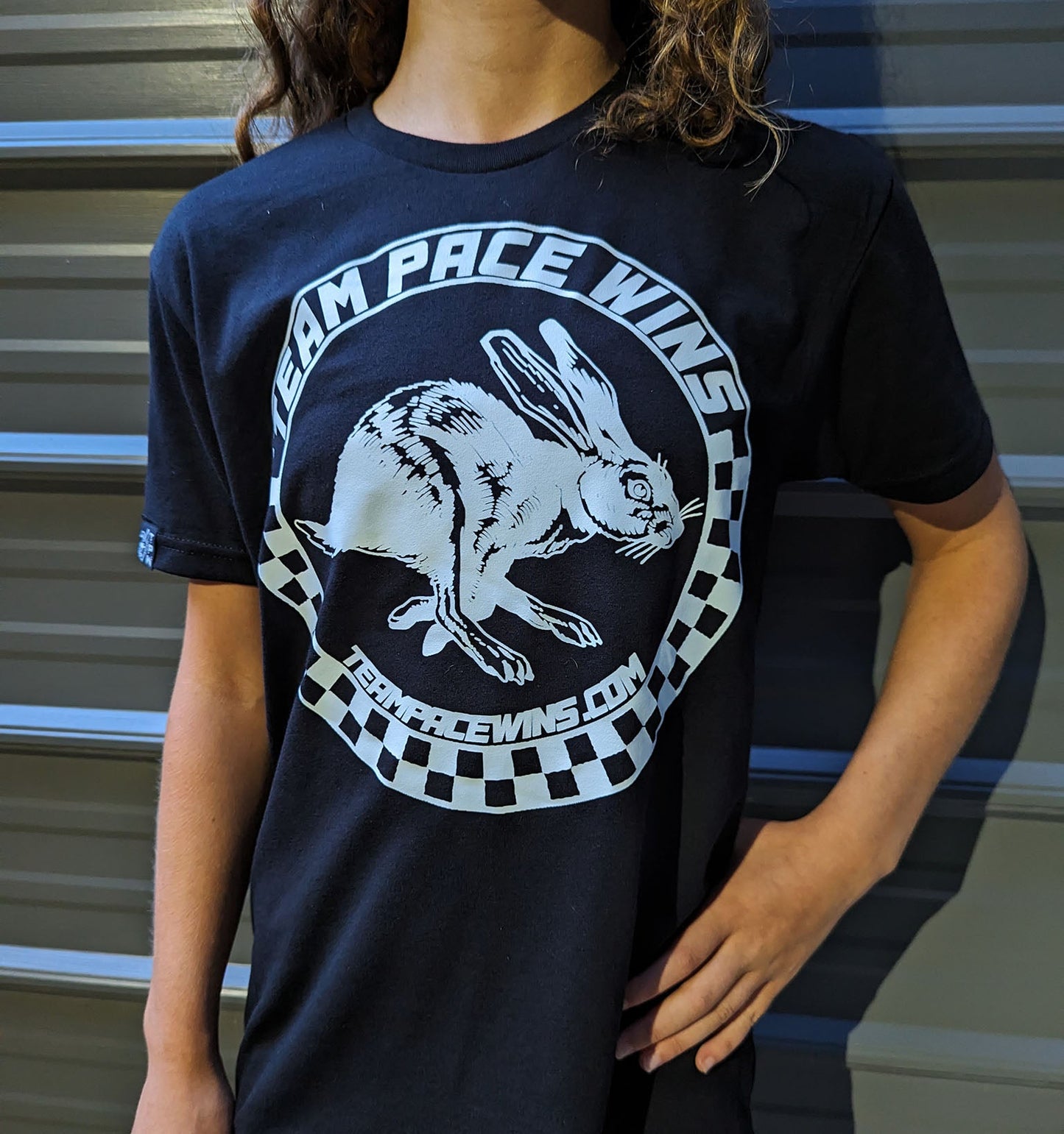 Checkered Hare Team Tee