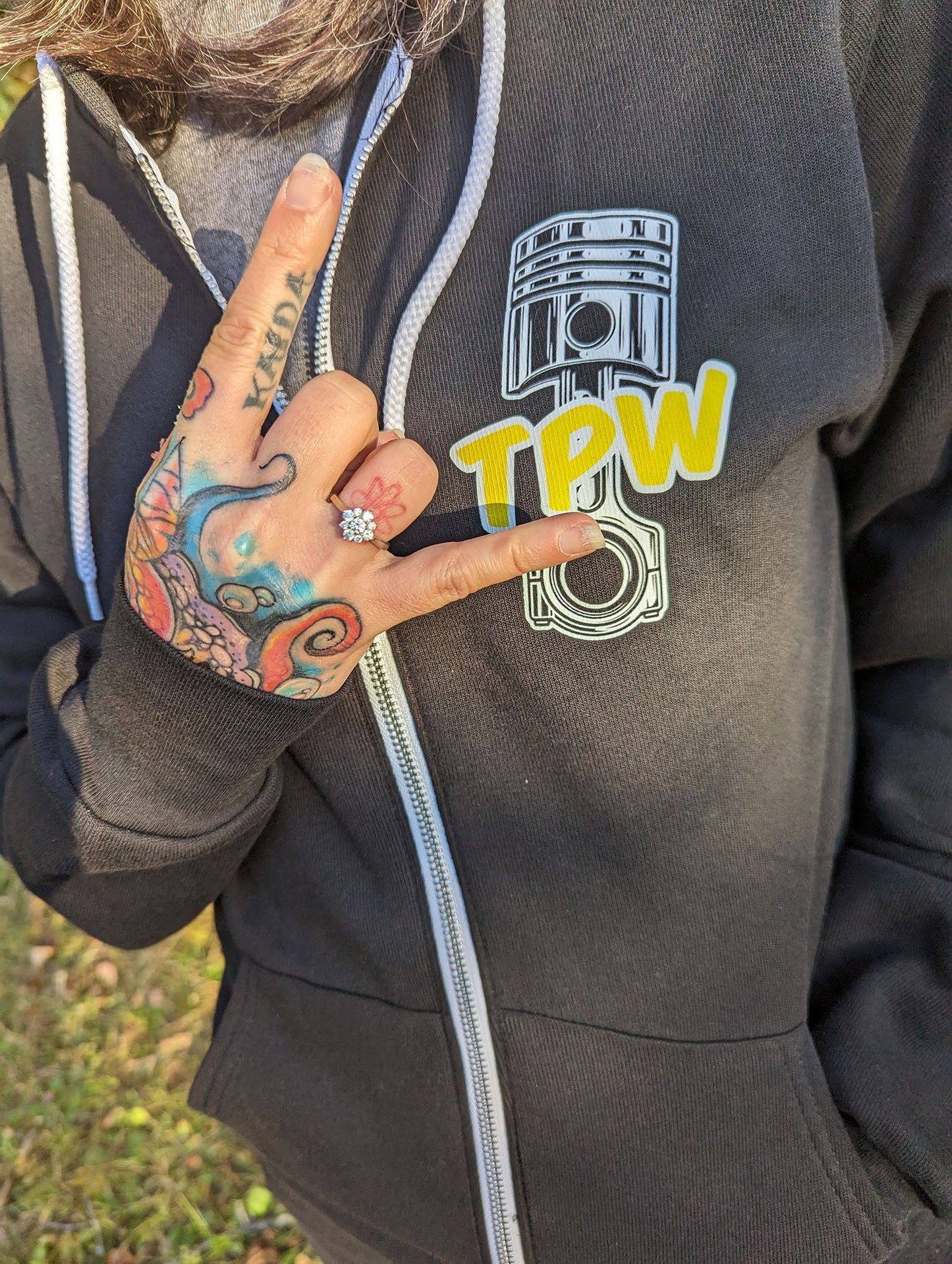 TPW Moto Club Zip Hoodie